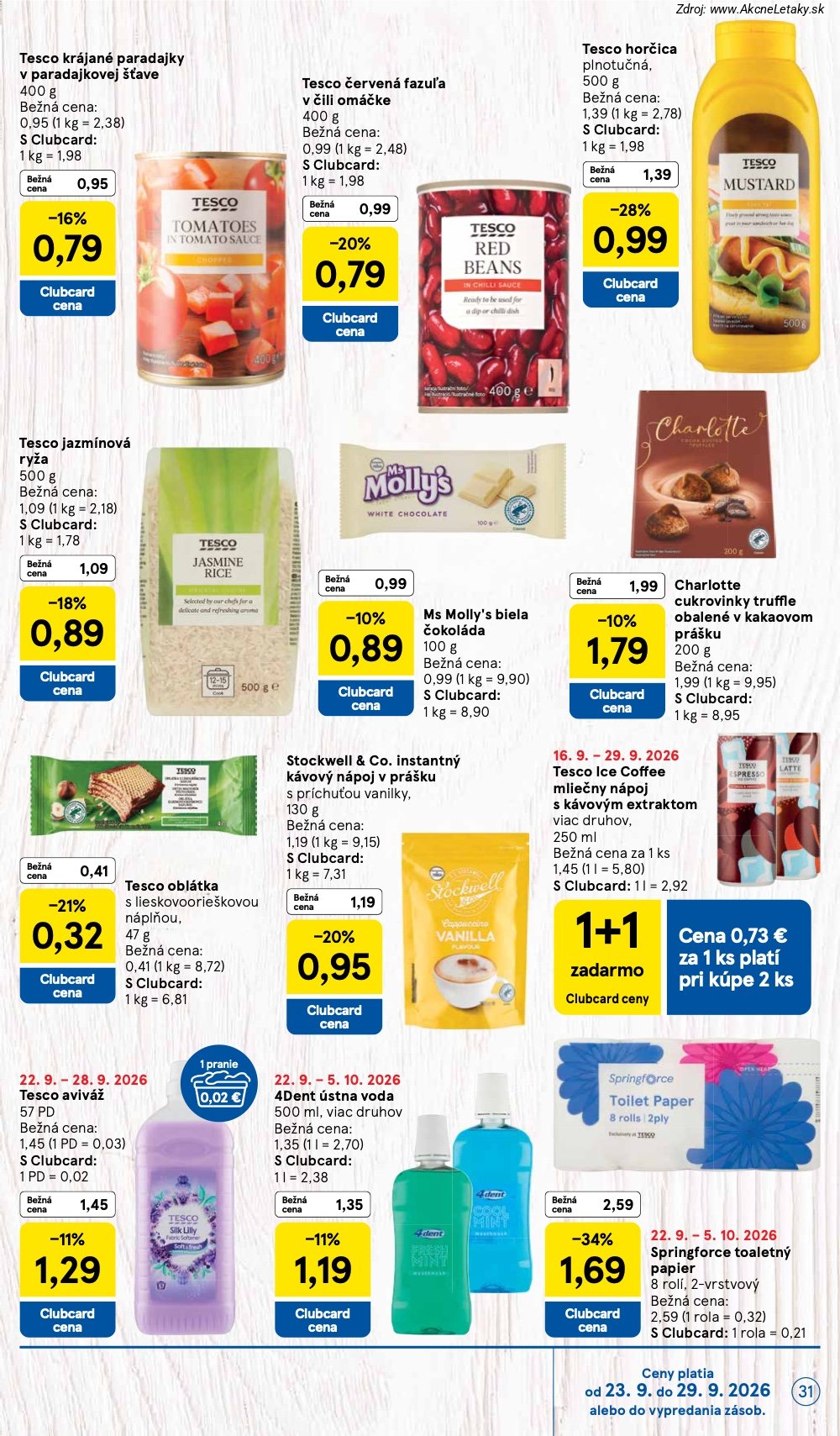 Strana 72 - leták Tesco (23. 9. - 29. 9. 2026)