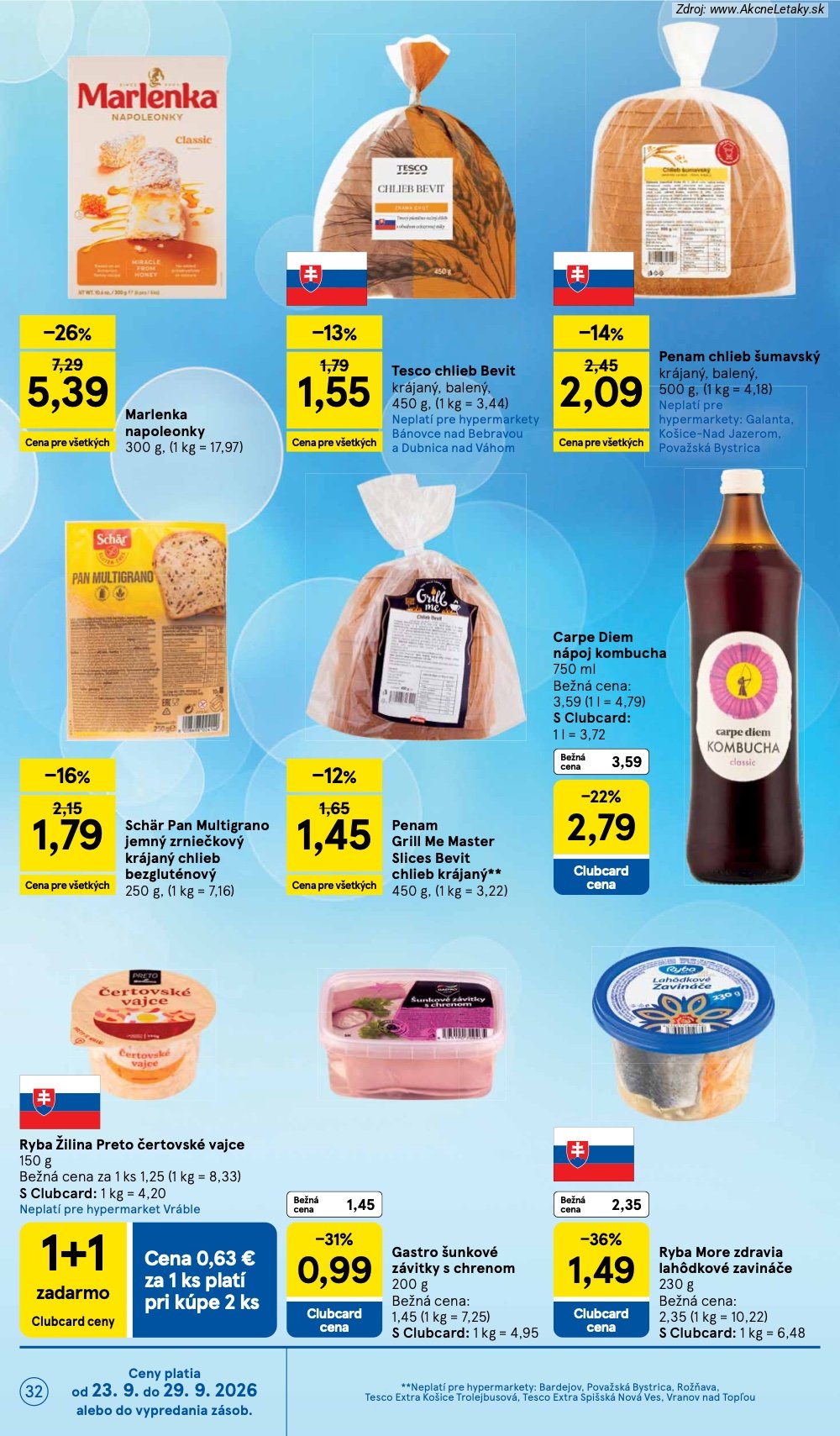 Strana 64 - leták Tesco (23. 9. - 29. 9. 2026)