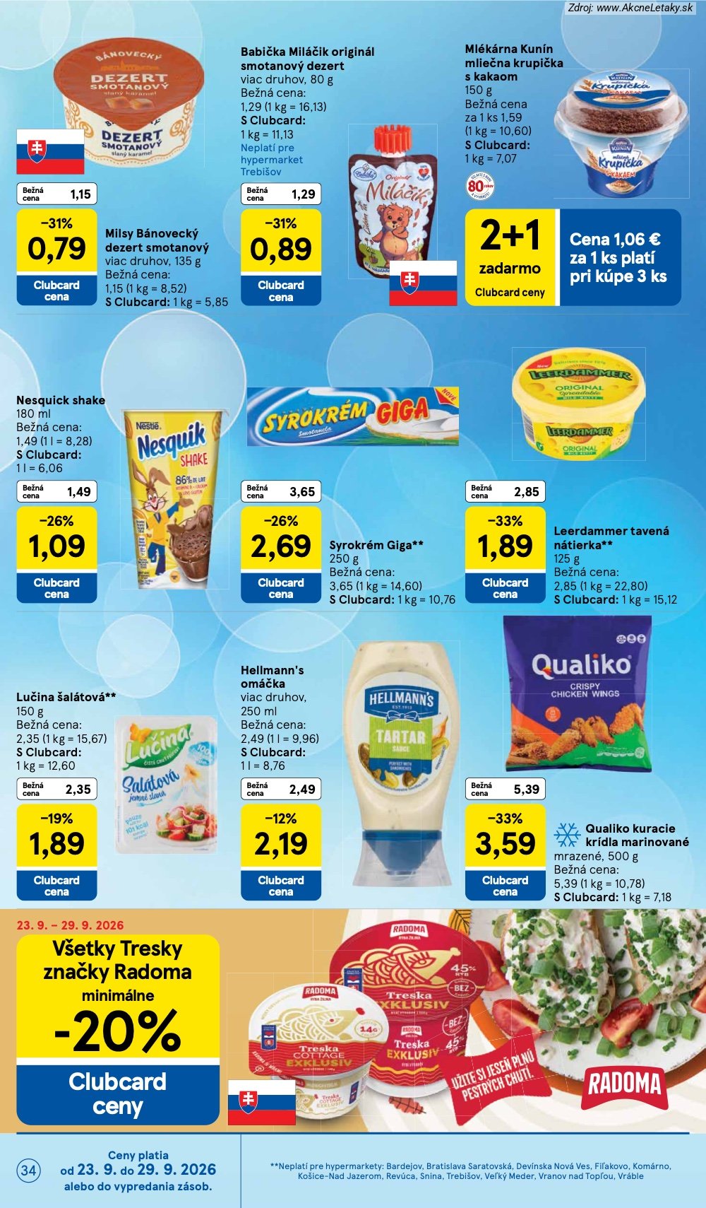Strana 40 - leták Tesco (23. 9. - 29. 9. 2026)