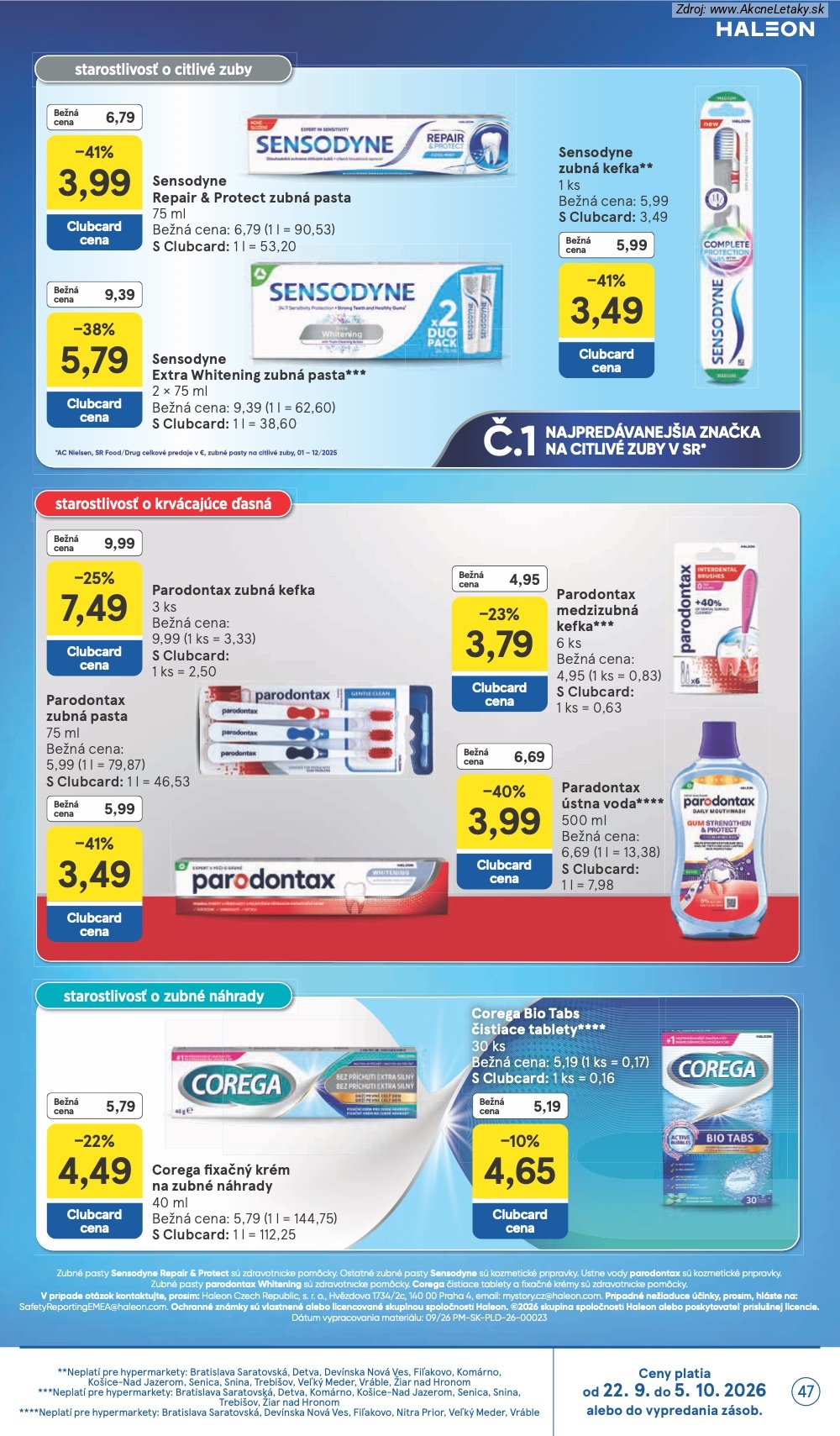 Strana 74 - leták Tesco (23. 9. - 29. 9. 2026)