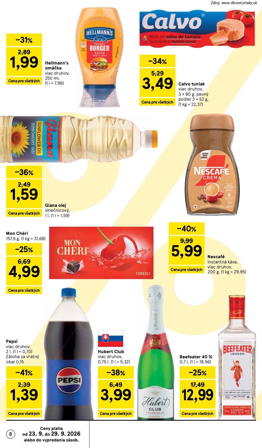Strana 31 - leták Tesco (23. 9. - 29. 9. 2026)