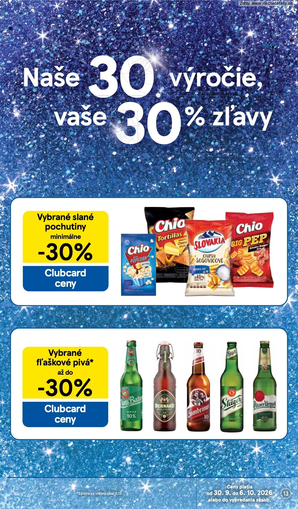 Leták Tesco (30. 9. - 6. 10. 2026) - strana 13 z 30