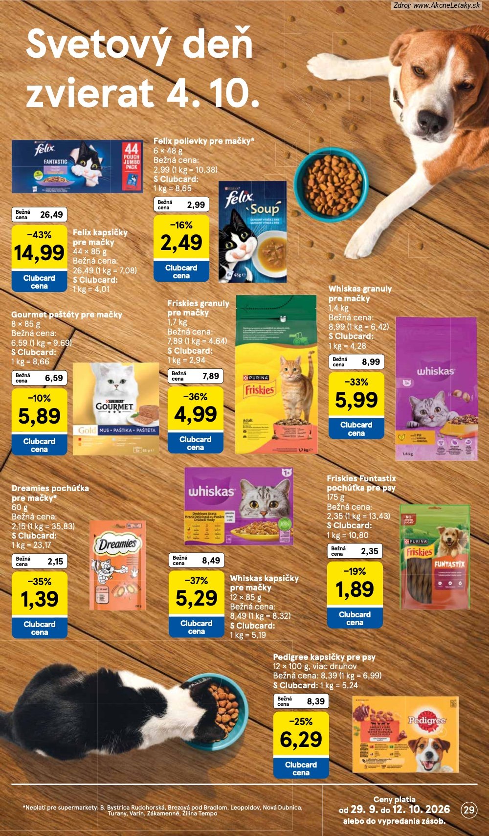 Leták Tesco (30. 9. - 6. 10. 2026) - strana 29 z 30