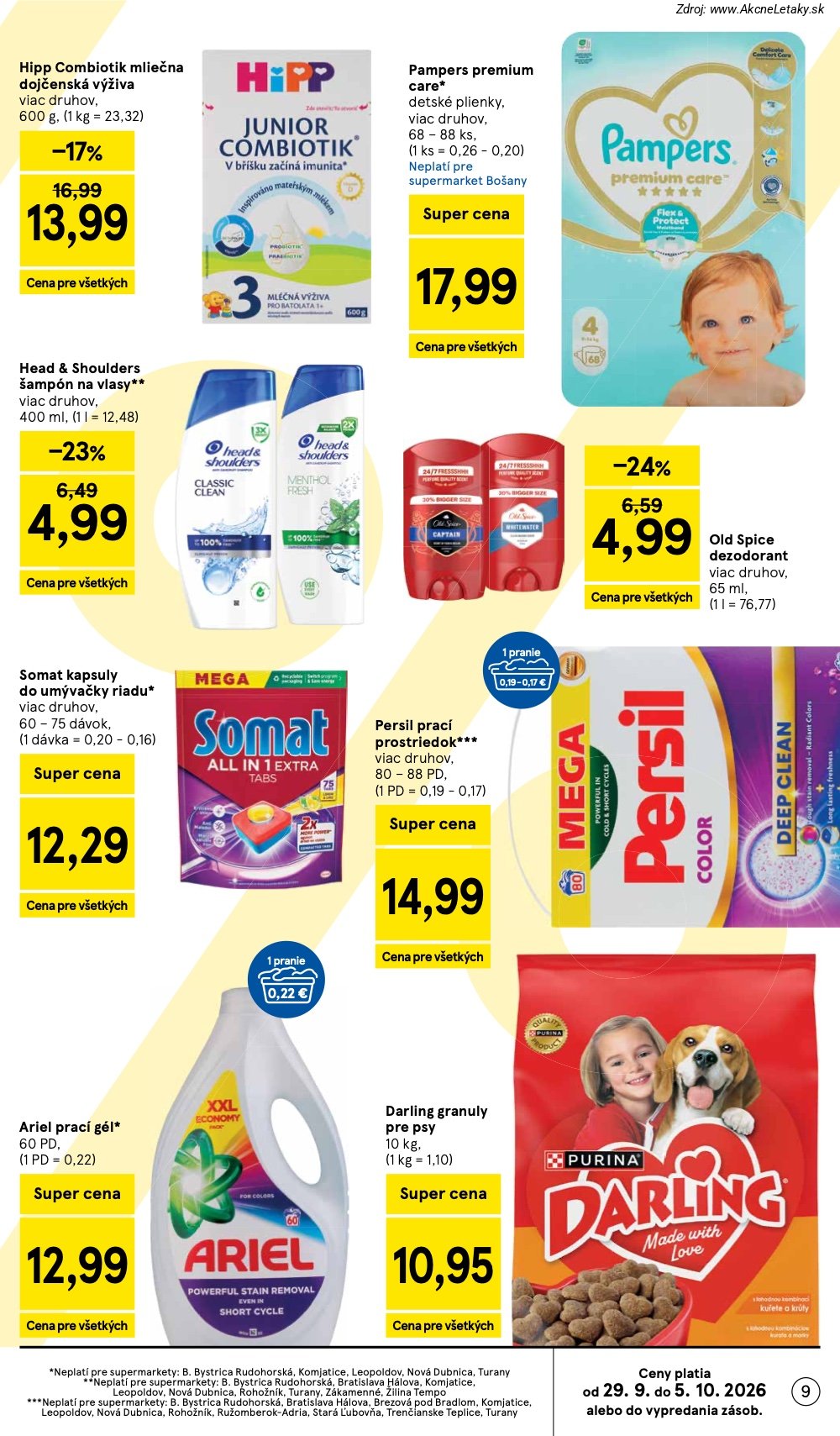 Leták Tesco (30. 9. - 6. 10. 2026) - strana 9 z 30
