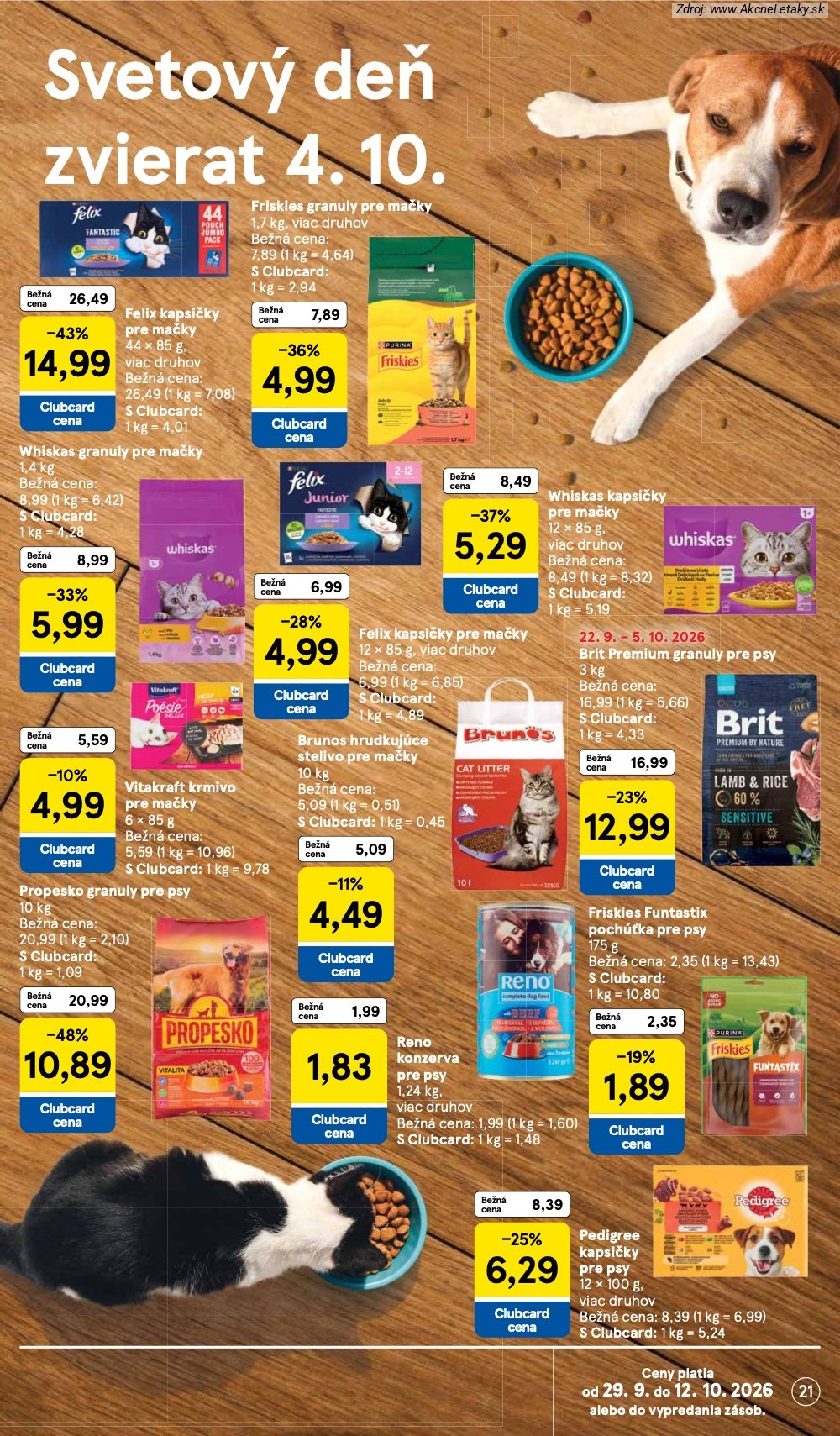 Leták Tesco (30. 9. - 6. 10. 2026) - strana 21 z 43