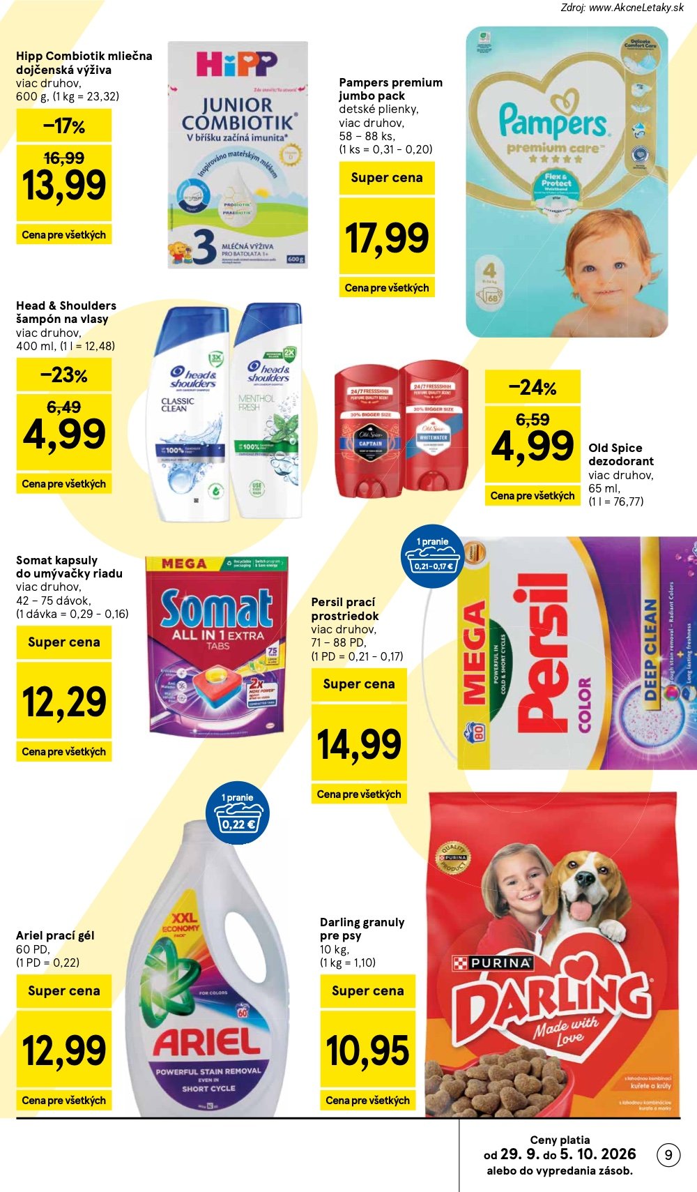 Strana 1 - leták Tesco (30. 9. - 6. 10. 2026)