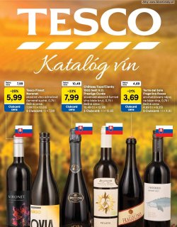 Leták Tesco 5. 10. - 2. 11. 2026 Katalóg vin