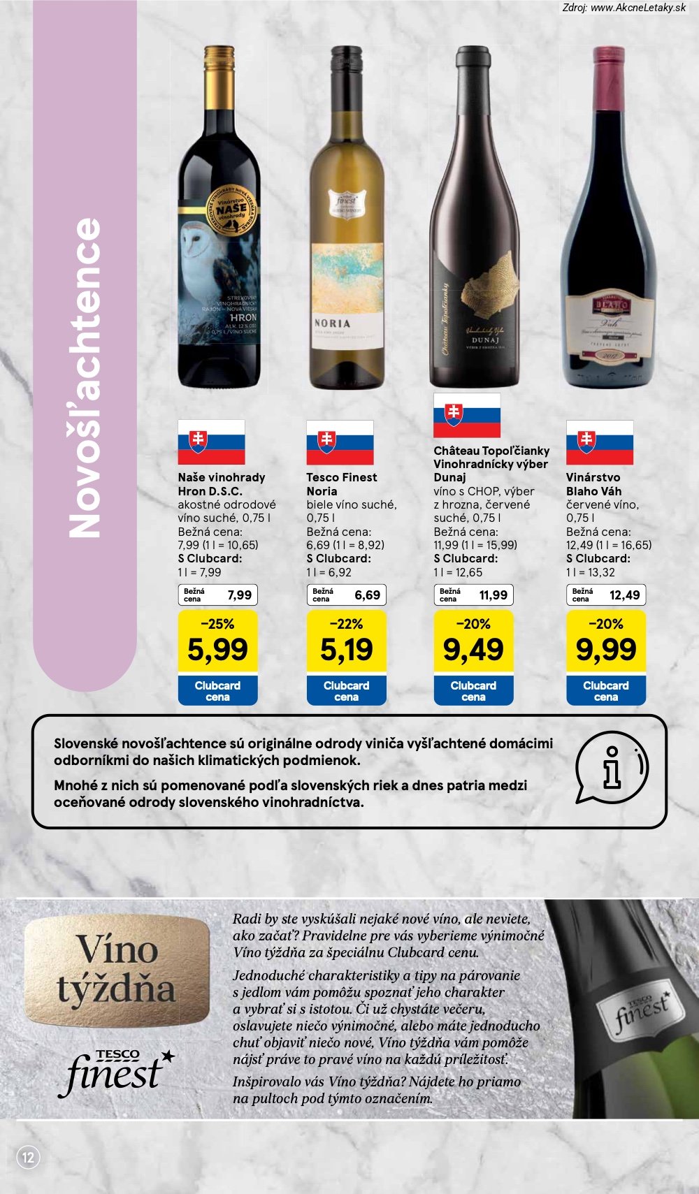 Leták Tesco (5. 10. - 2. 11. 2026) - strana 12 z 15