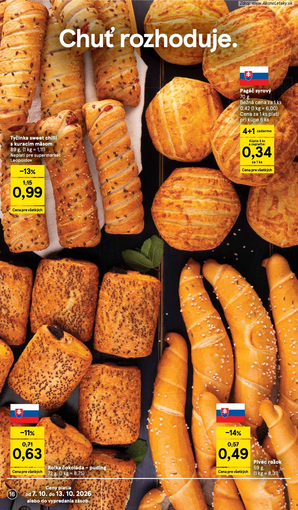 Leták Tesco (7. 10. - 13. 10. 2026) - strana 16 z 30