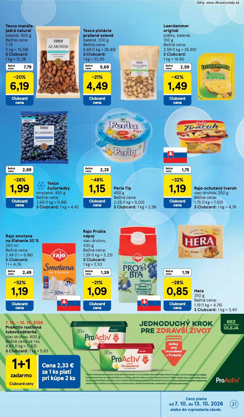 Leták Tesco (7. 10. - 13. 10. 2026) - strana 21 z 30