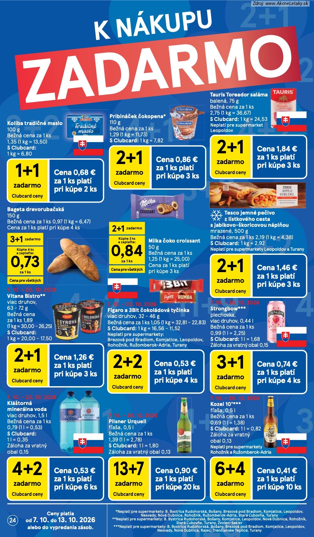 Leták Tesco (7. 10. - 13. 10. 2026) - strana 24 z 30