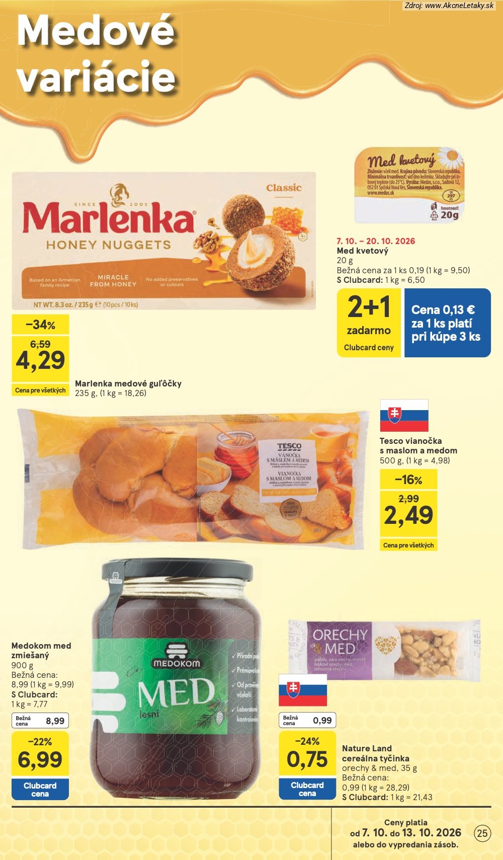 Leták Tesco (7. 10. - 13. 10. 2026) - strana 25 z 30