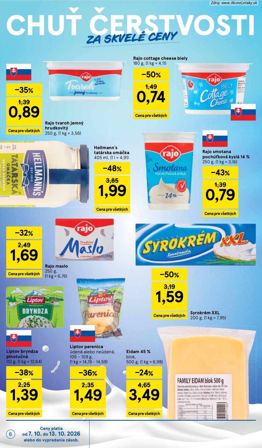 Leták Tesco (7. 10. - 13. 10. 2026) - strana 6 z 30