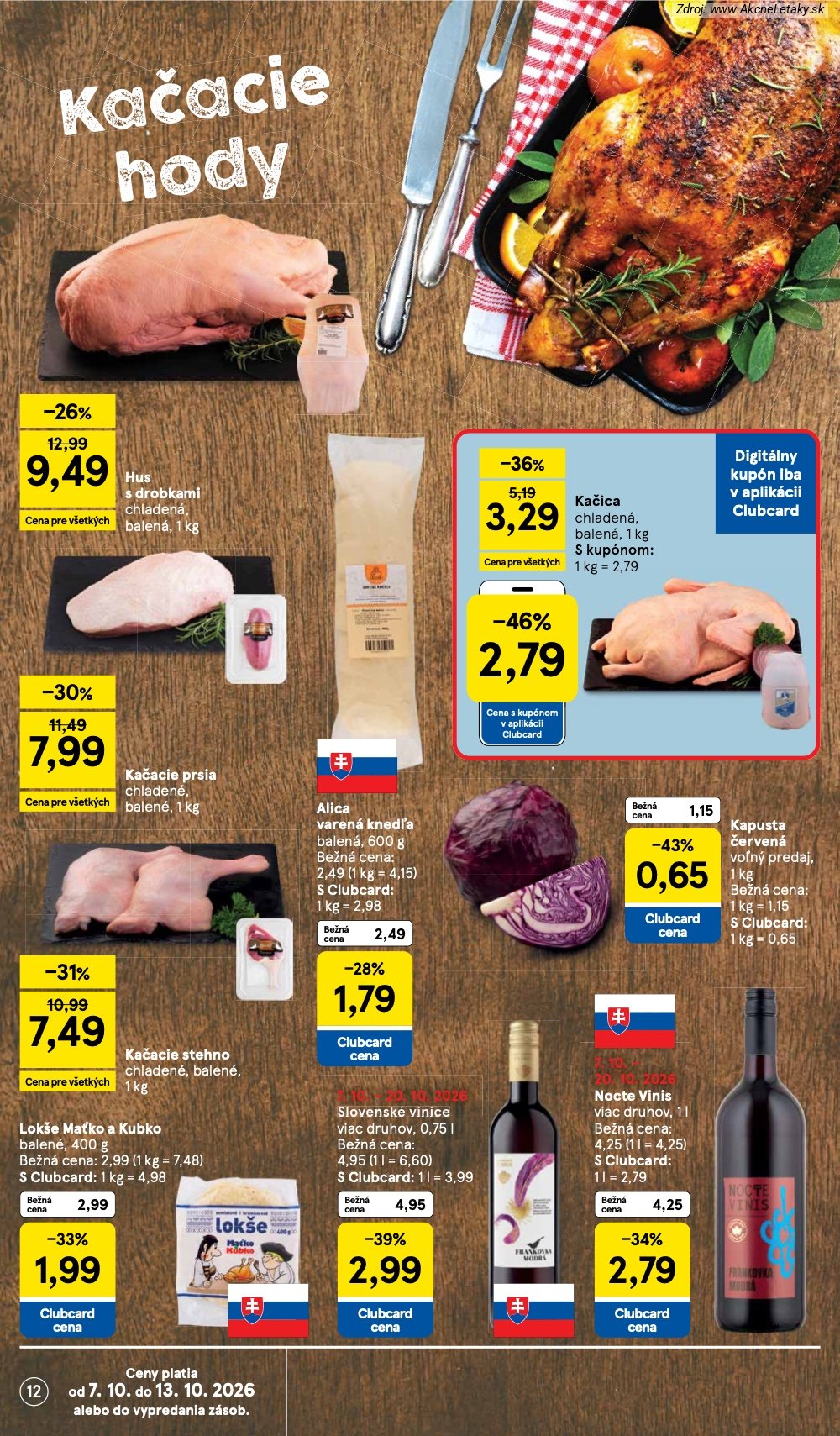 Leták Tesco (7. 10. - 13. 10. 2026) - strana 12 z 51