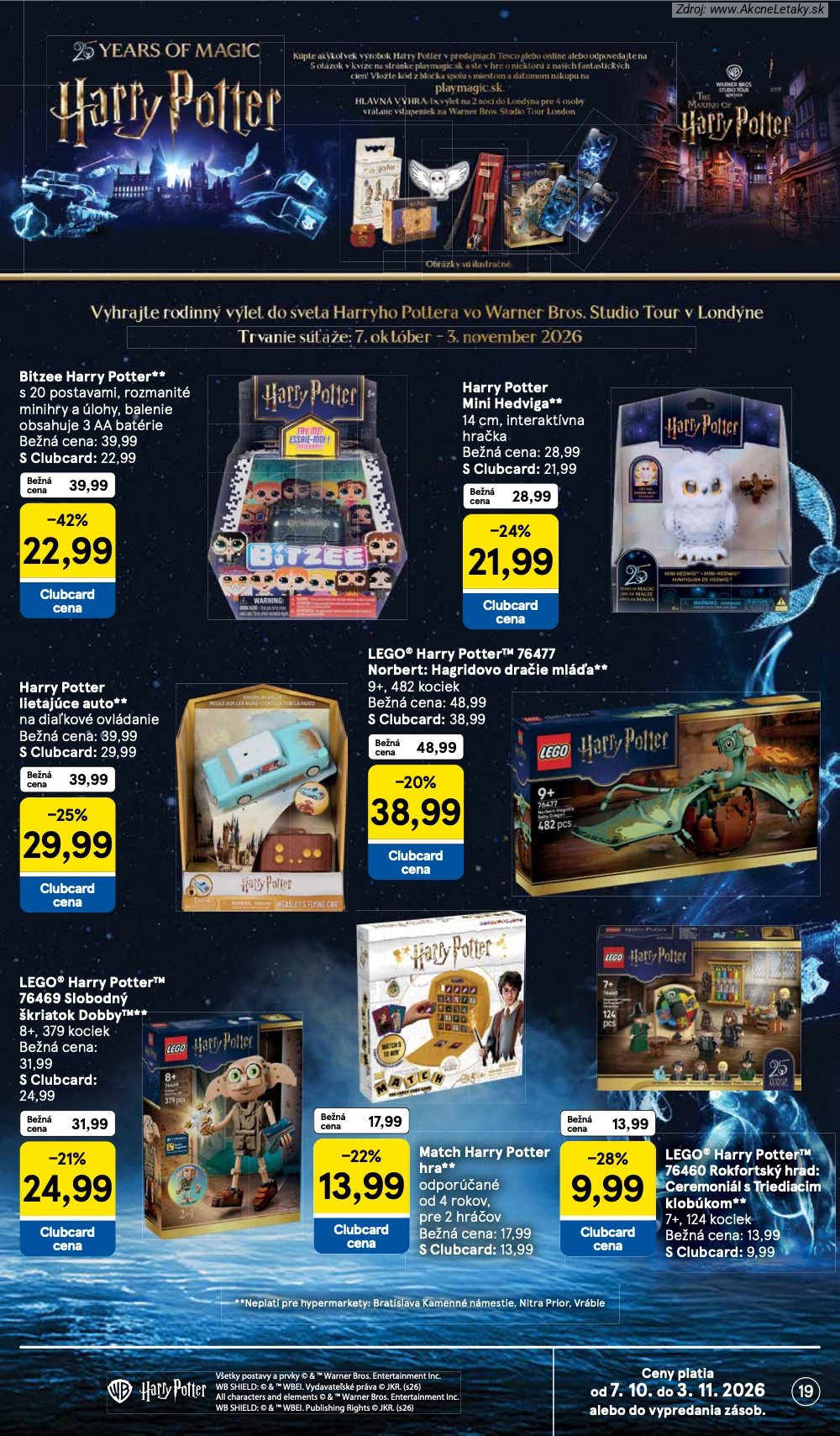 Leták Tesco (7. 10. - 13. 10. 2026) - strana 19 z 51