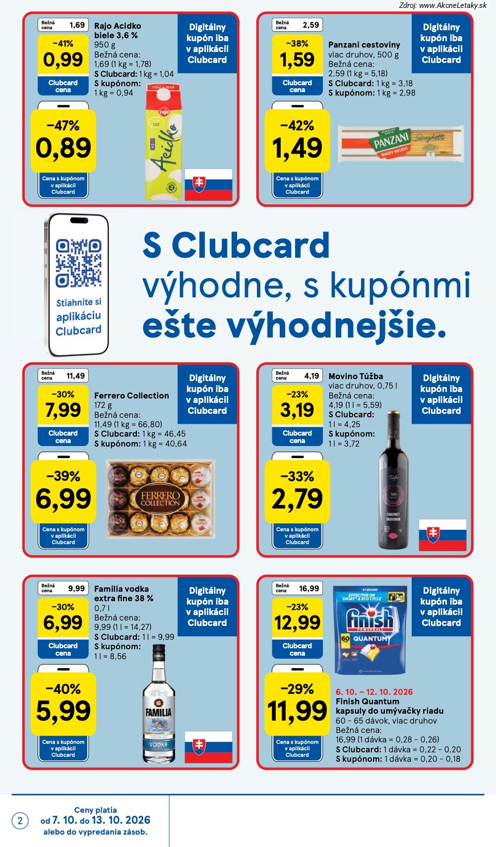 Leták Tesco (7. 10. - 13. 10. 2026) - strana 2 z 51