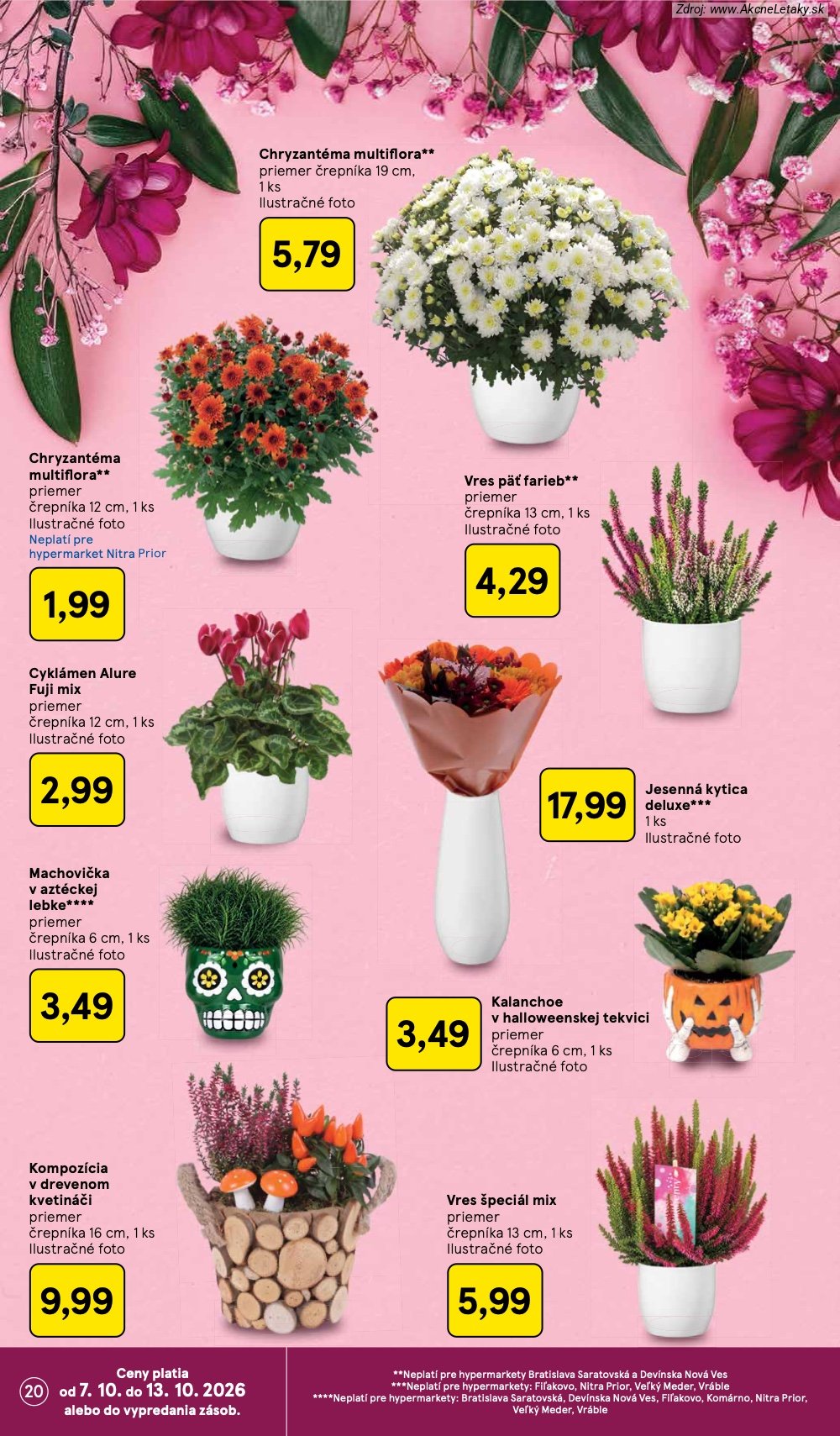 Leták Tesco (7. 10. - 13. 10. 2026) - strana 20 z 51