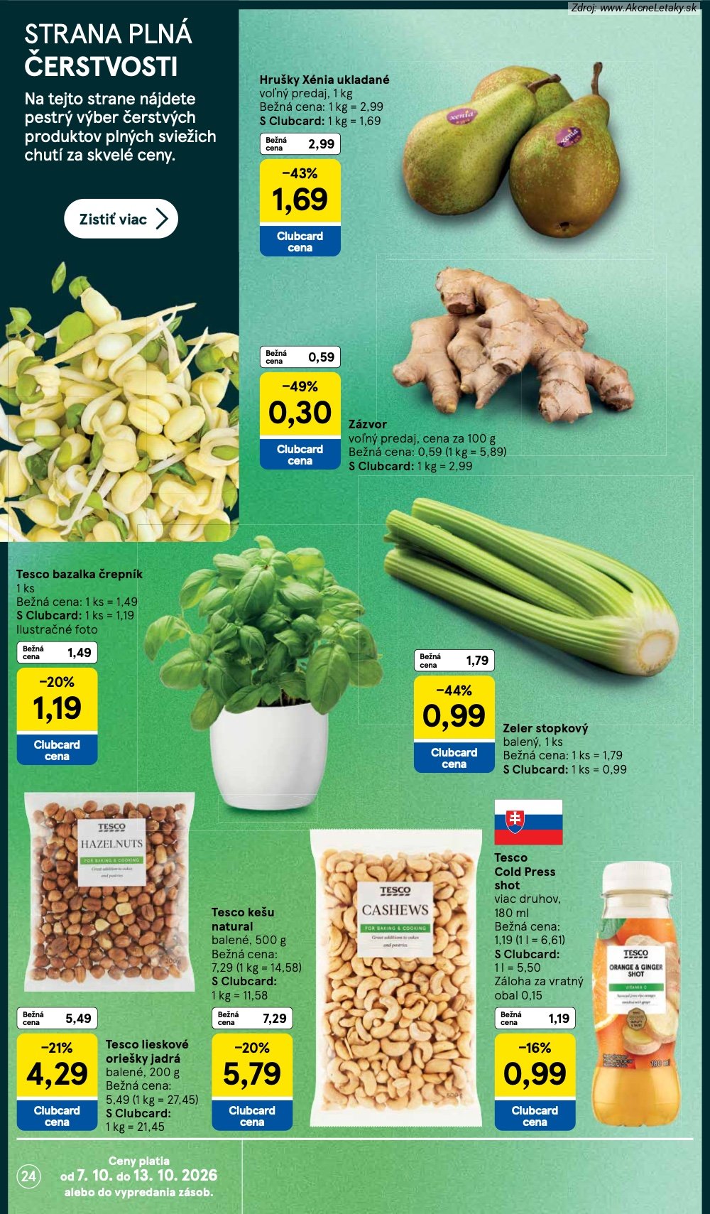 Leták Tesco (7. 10. - 13. 10. 2026) - strana 24 z 51