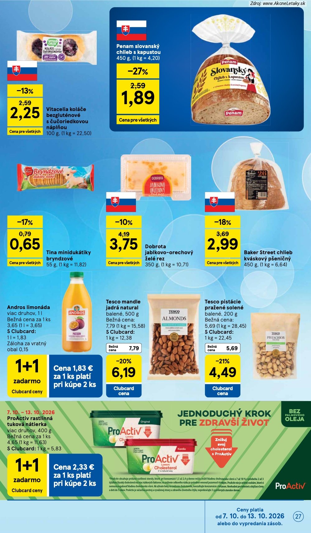 Leták Tesco (7. 10. - 13. 10. 2026) - strana 27 z 51
