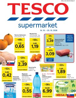 Leták Tesco 14. 10. - 20. 10. 2026 Supermarkety