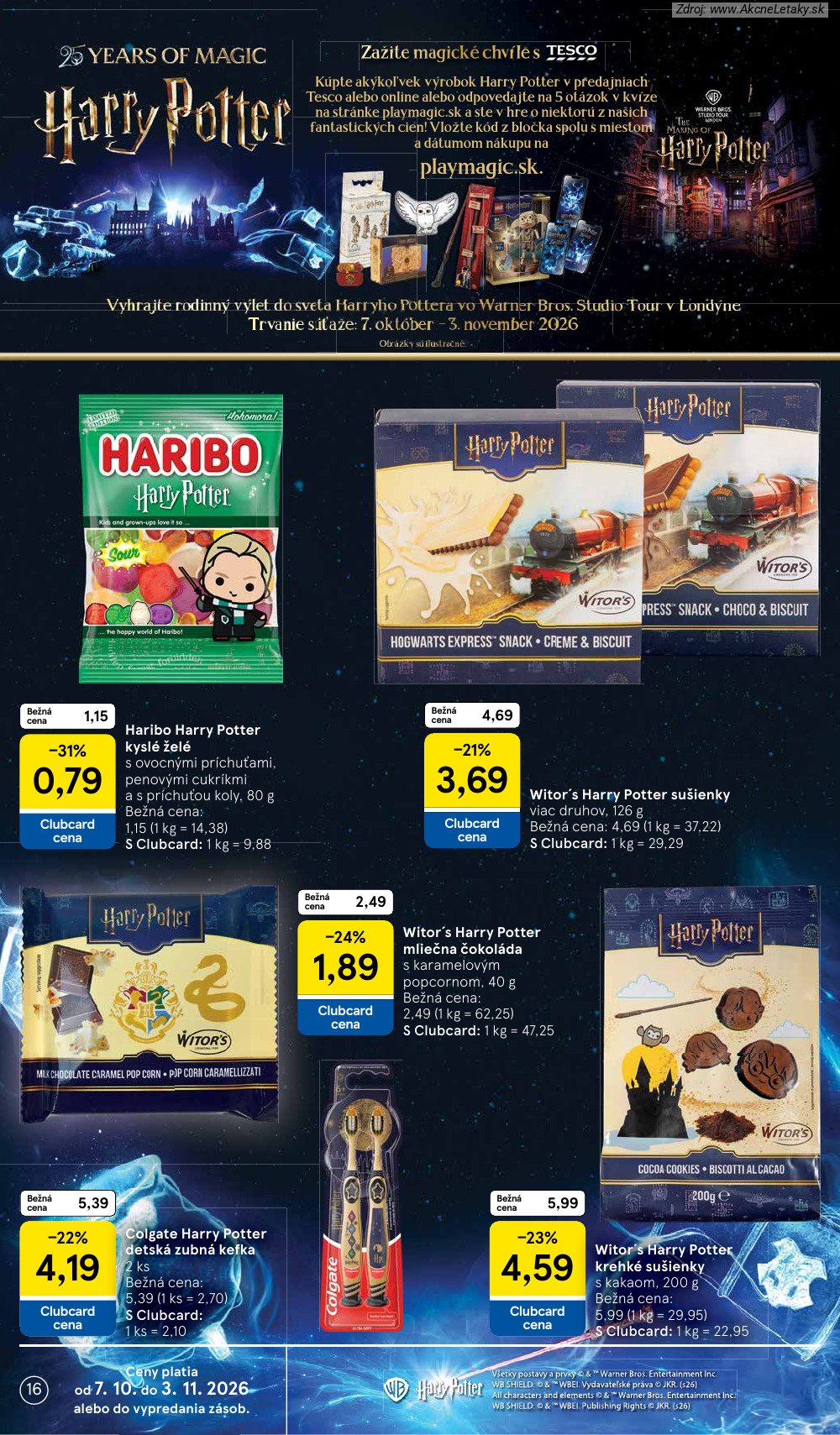 Leták Tesco (14. 10. - 20. 10. 2026) - strana 16 z 29