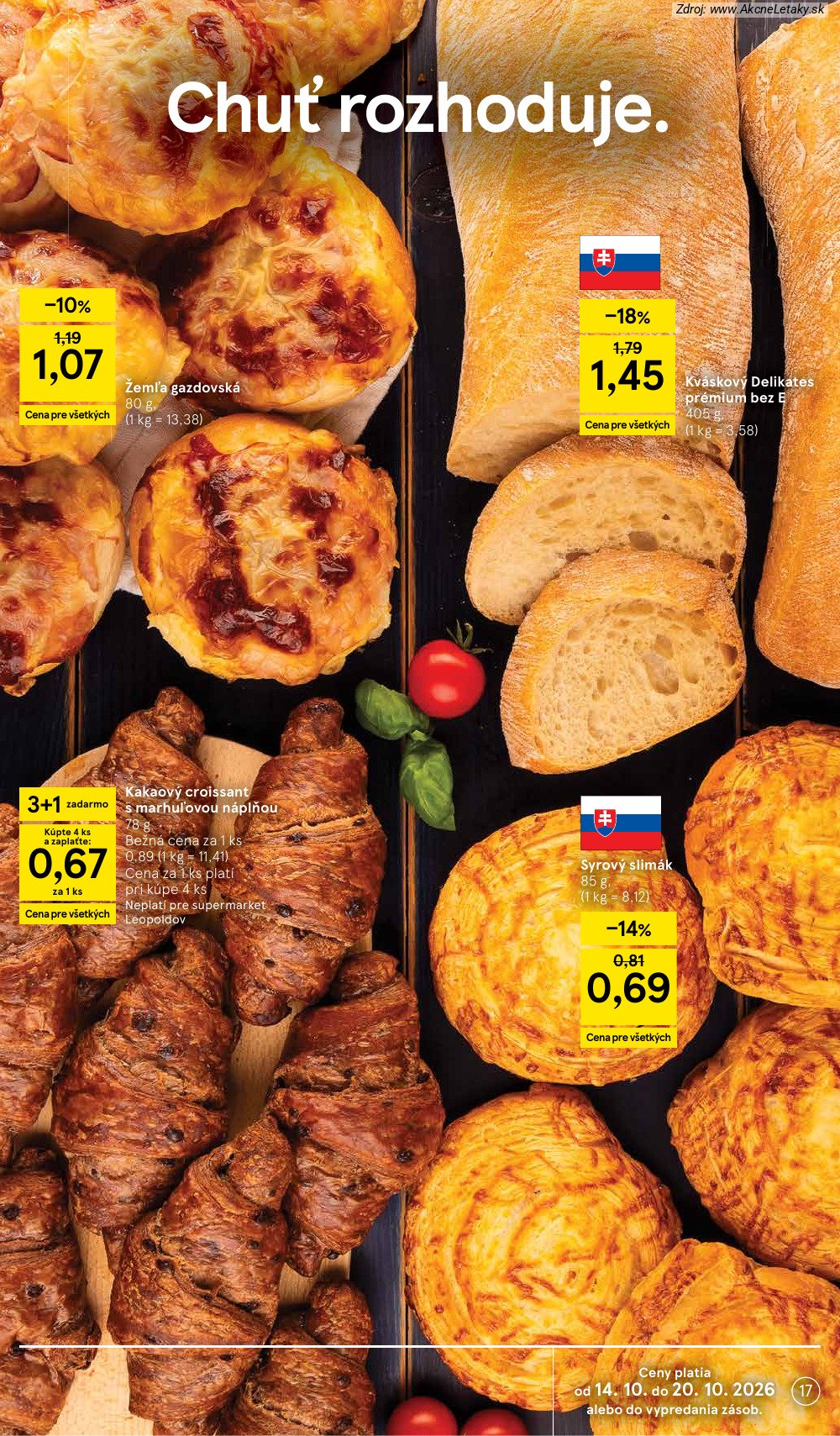 Leták Tesco (14. 10. - 20. 10. 2026) - strana 17 z 29