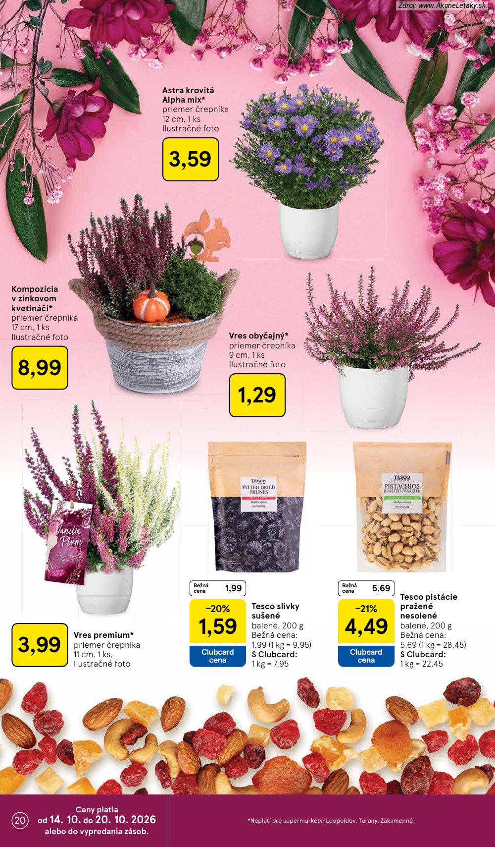 Leták Tesco (14. 10. - 20. 10. 2026) - strana 20 z 29