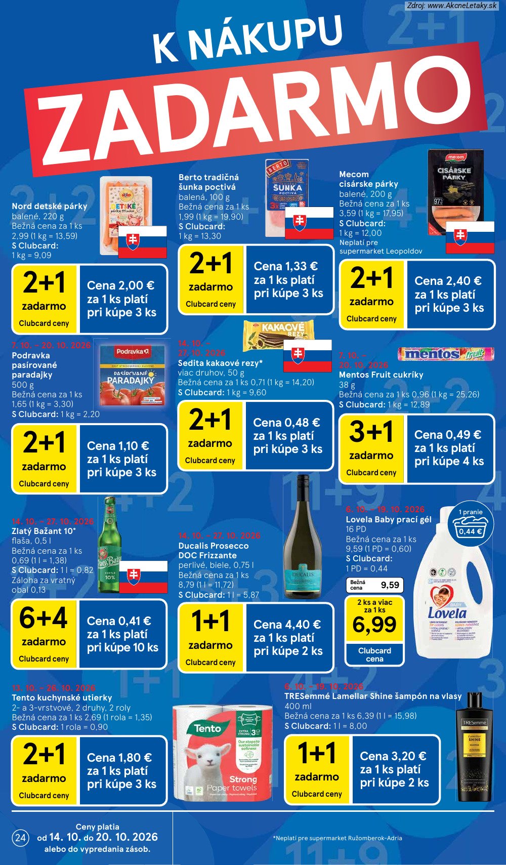 Leták Tesco (14. 10. - 20. 10. 2026) - strana 24 z 29