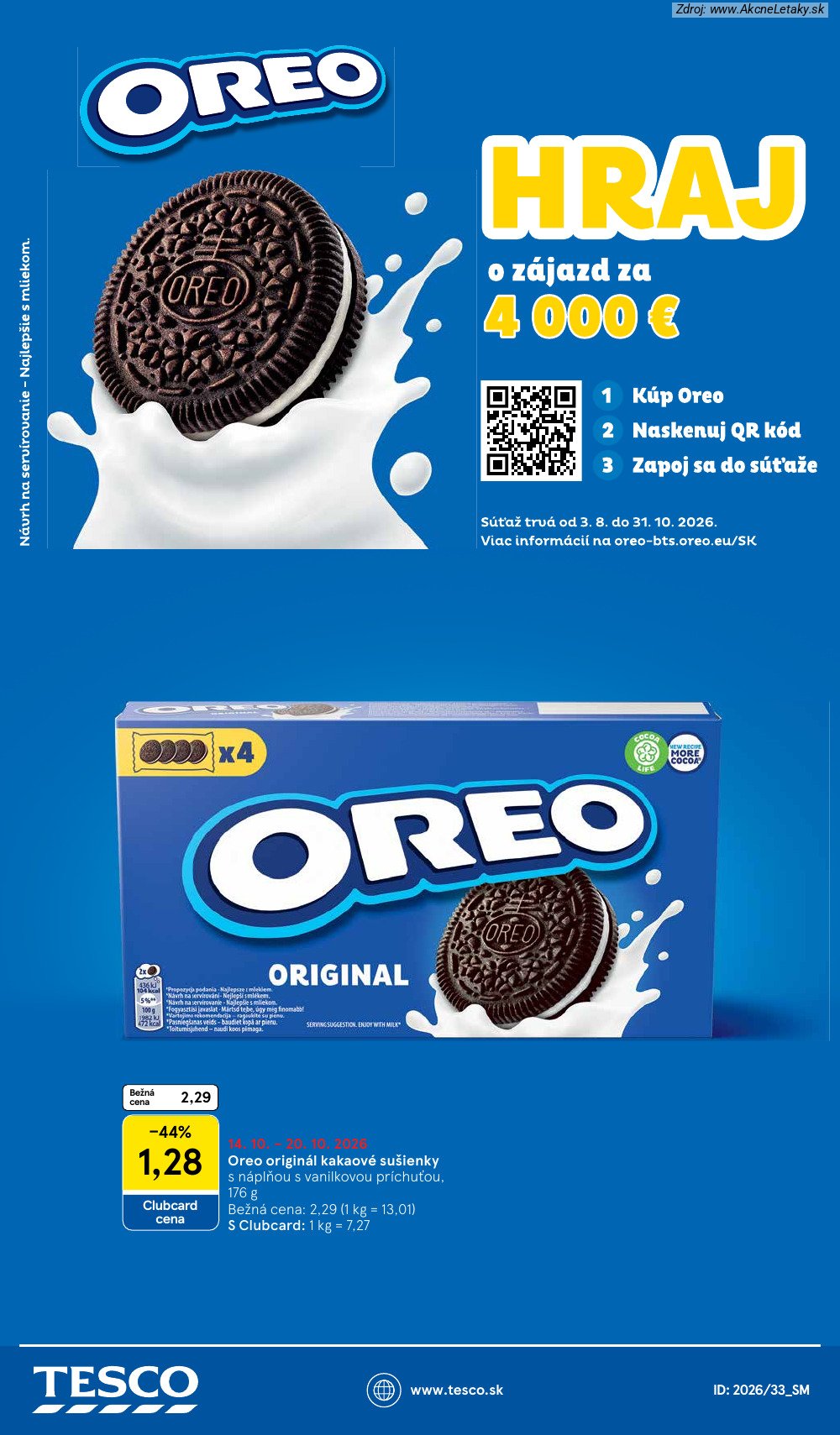 Leták Tesco (14. 10. - 20. 10. 2026) - strana 29 z 29