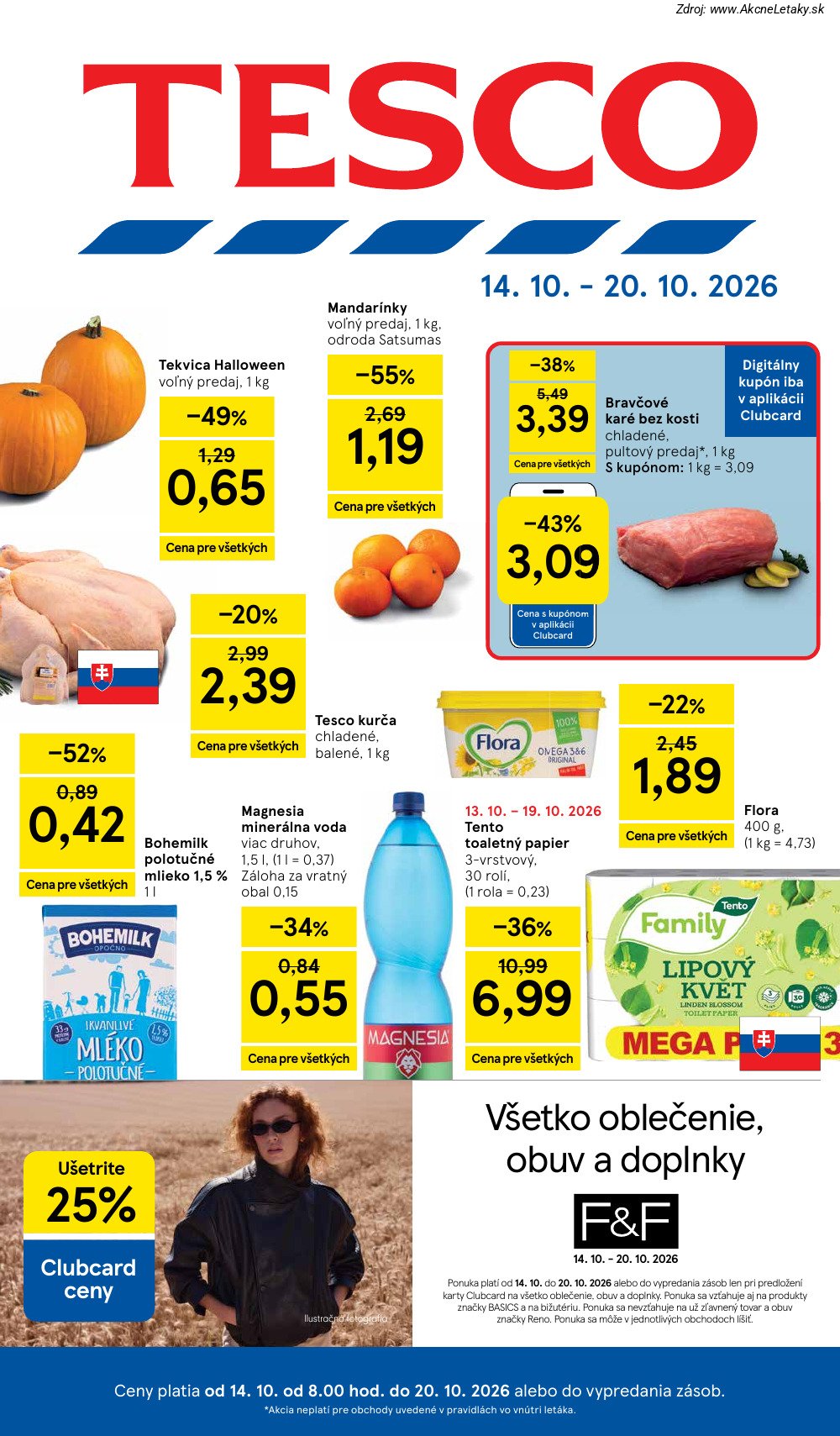 Leták Tesco - strana 1