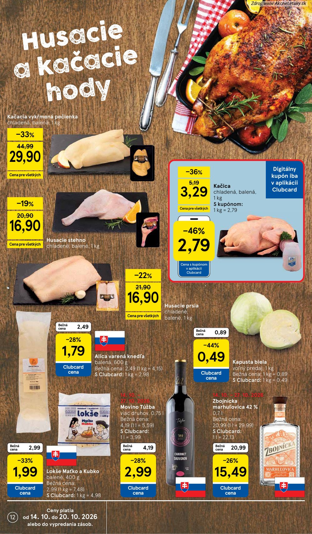 Leták Tesco (14. 10. - 20. 10. 2026) - strana 12 z 45