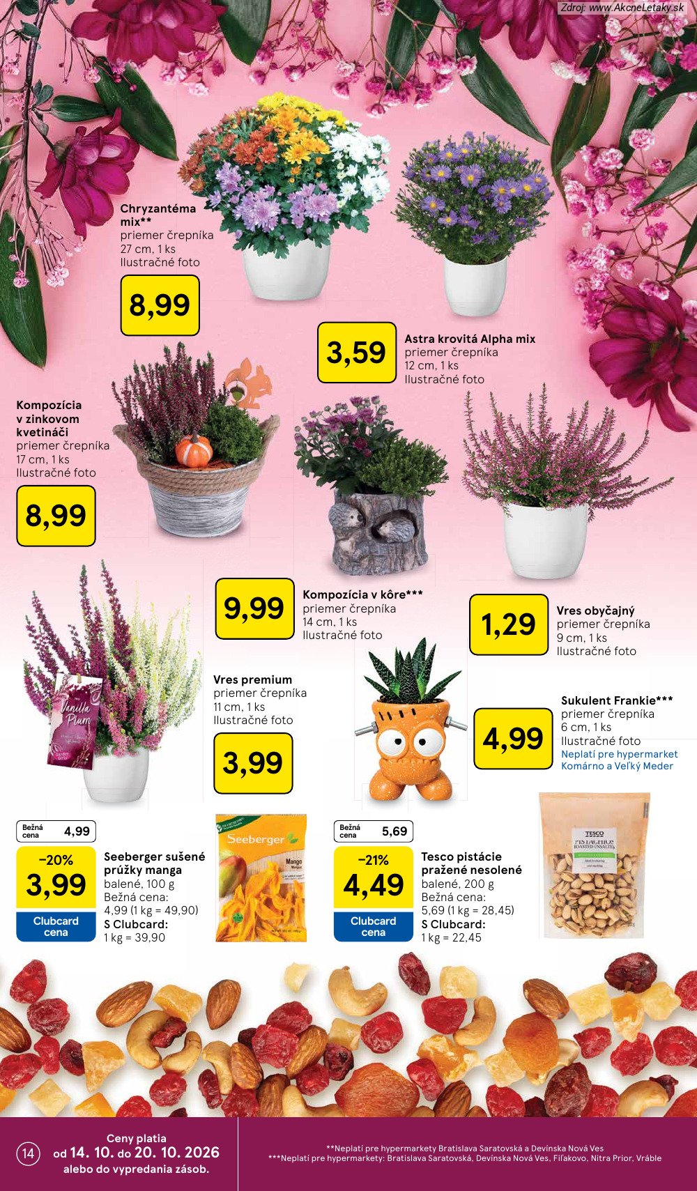 Leták Tesco (14. 10. - 20. 10. 2026) - strana 14 z 45