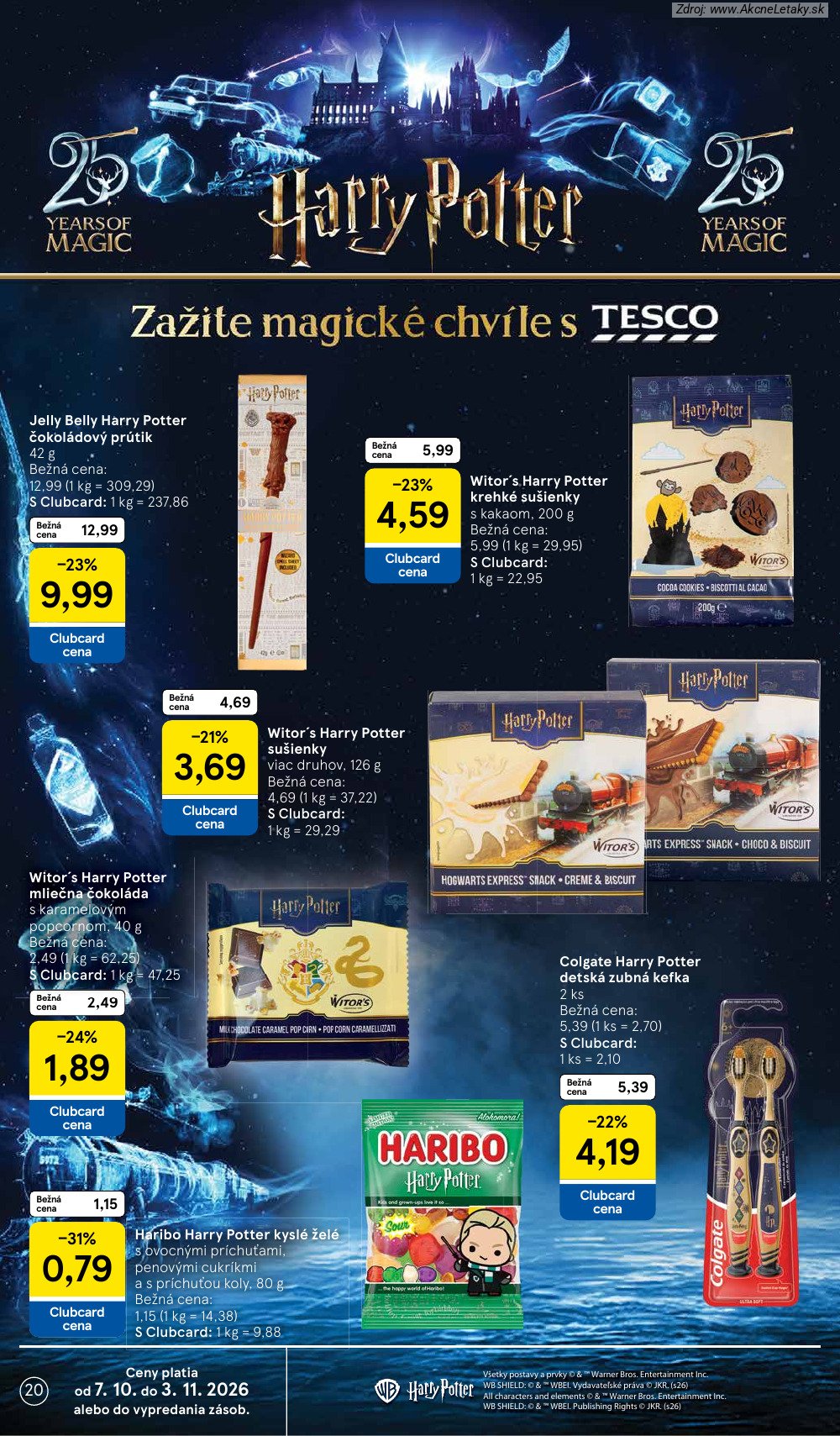 Leták Tesco (14. 10. - 20. 10. 2026) - strana 20 z 45