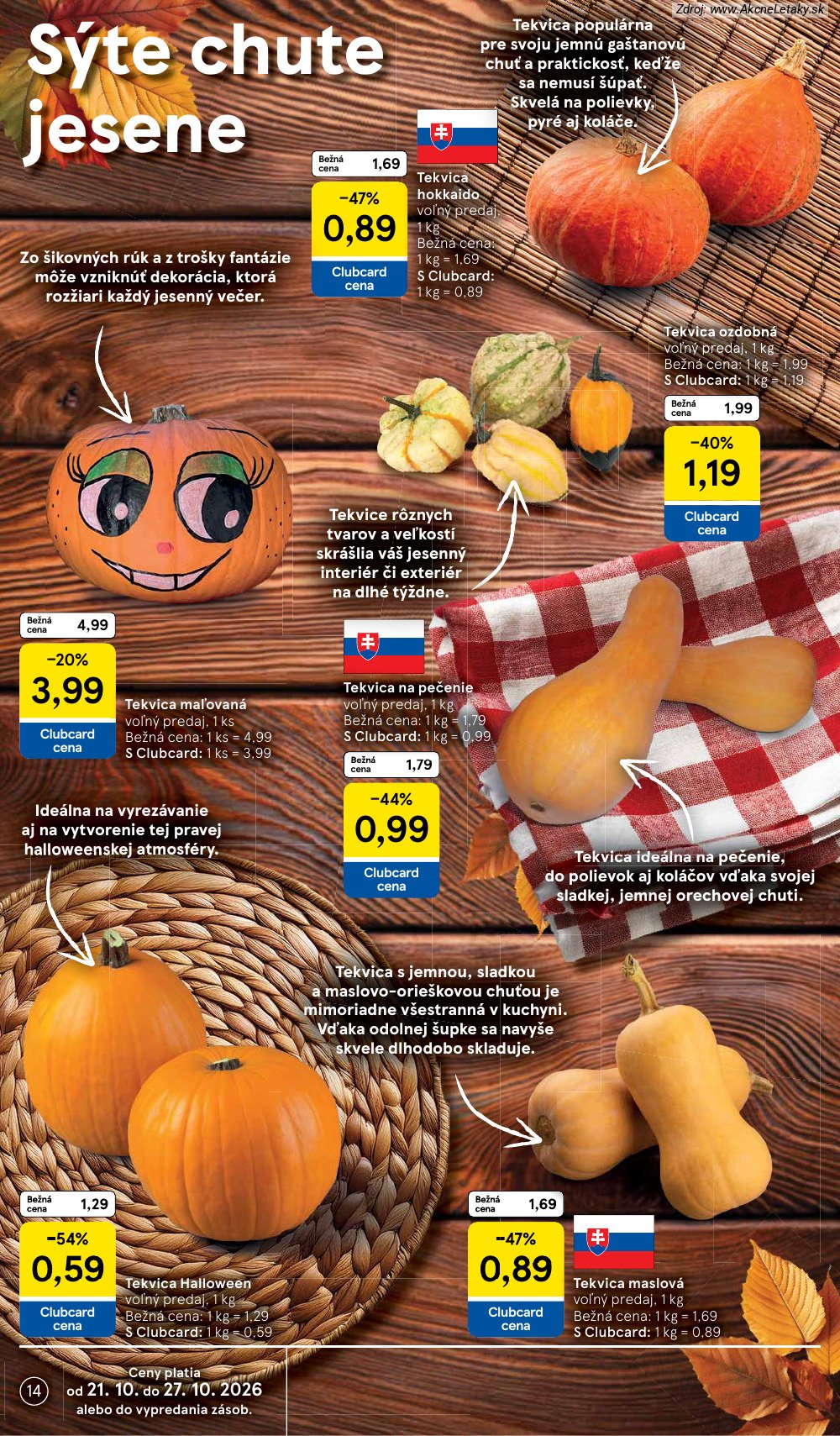 Leták Tesco (21. 10. - 27. 10. 2026) - strana 14 z 26