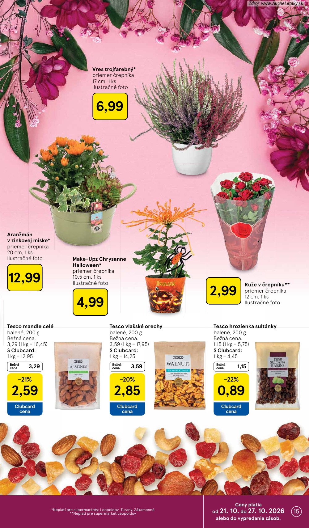 Leták Tesco (21. 10. - 27. 10. 2026) - strana 15 z 26