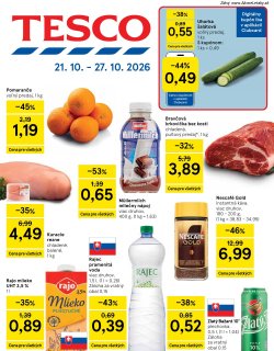Leták Tesco