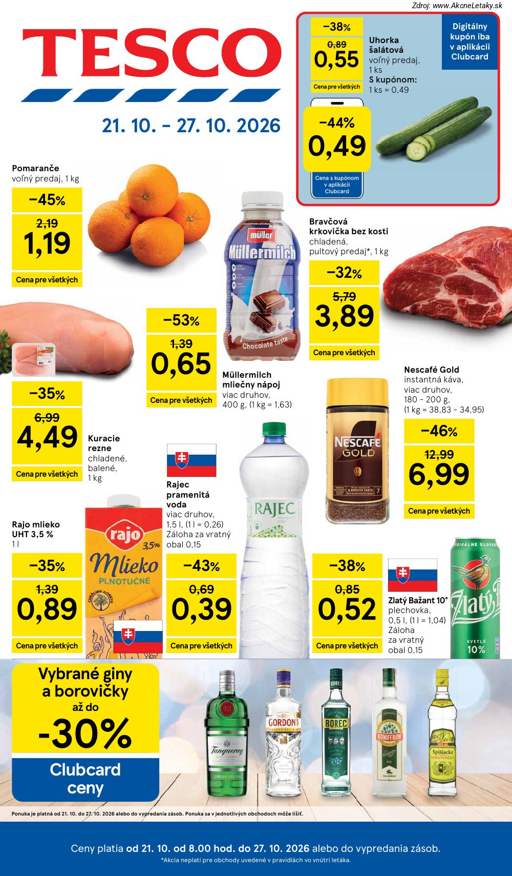 Leták Tesco - strana 1