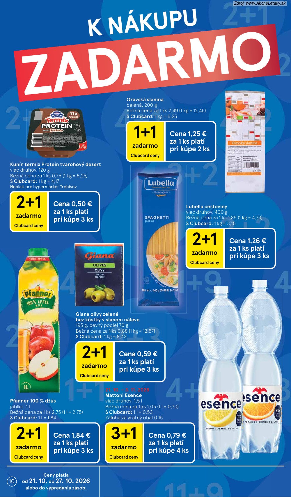 Leták Tesco (21. 10. - 27. 10. 2026) - strana 10 z 42