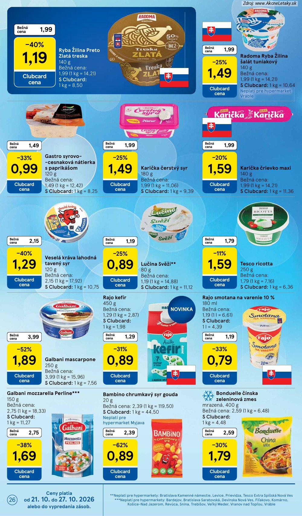 Leták Tesco - strana 26