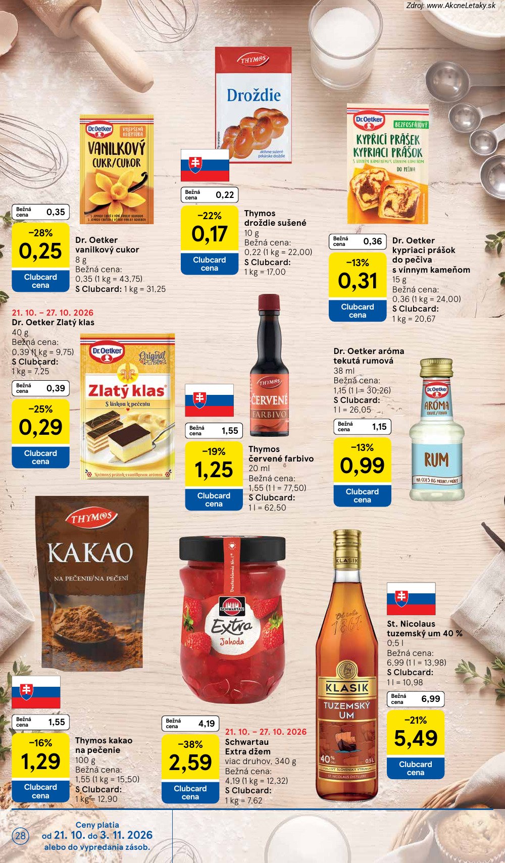 Strana 2 - leták Tesco (21. 10. - 27. 10. 2026)