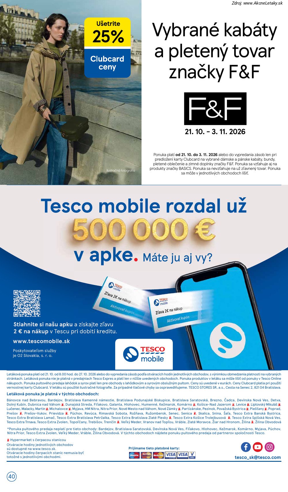 Leták Tesco - strana 40