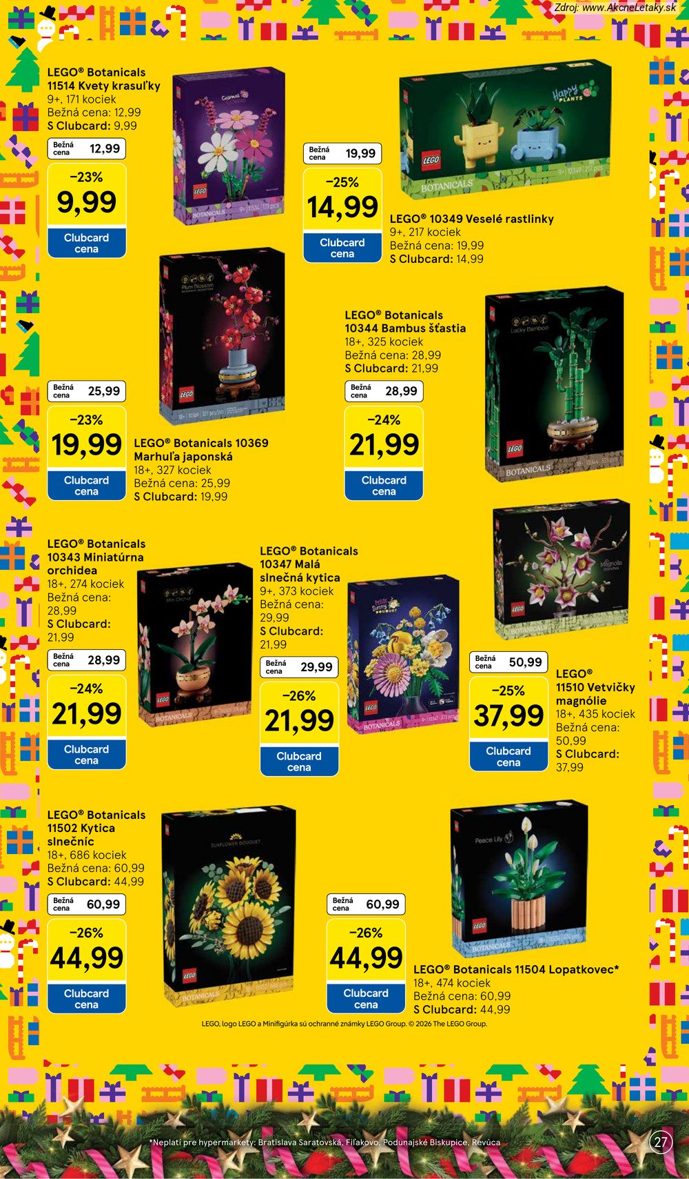 Leták Tesco (26. 10. - 16. 11. 2026) - strana 27 z 36