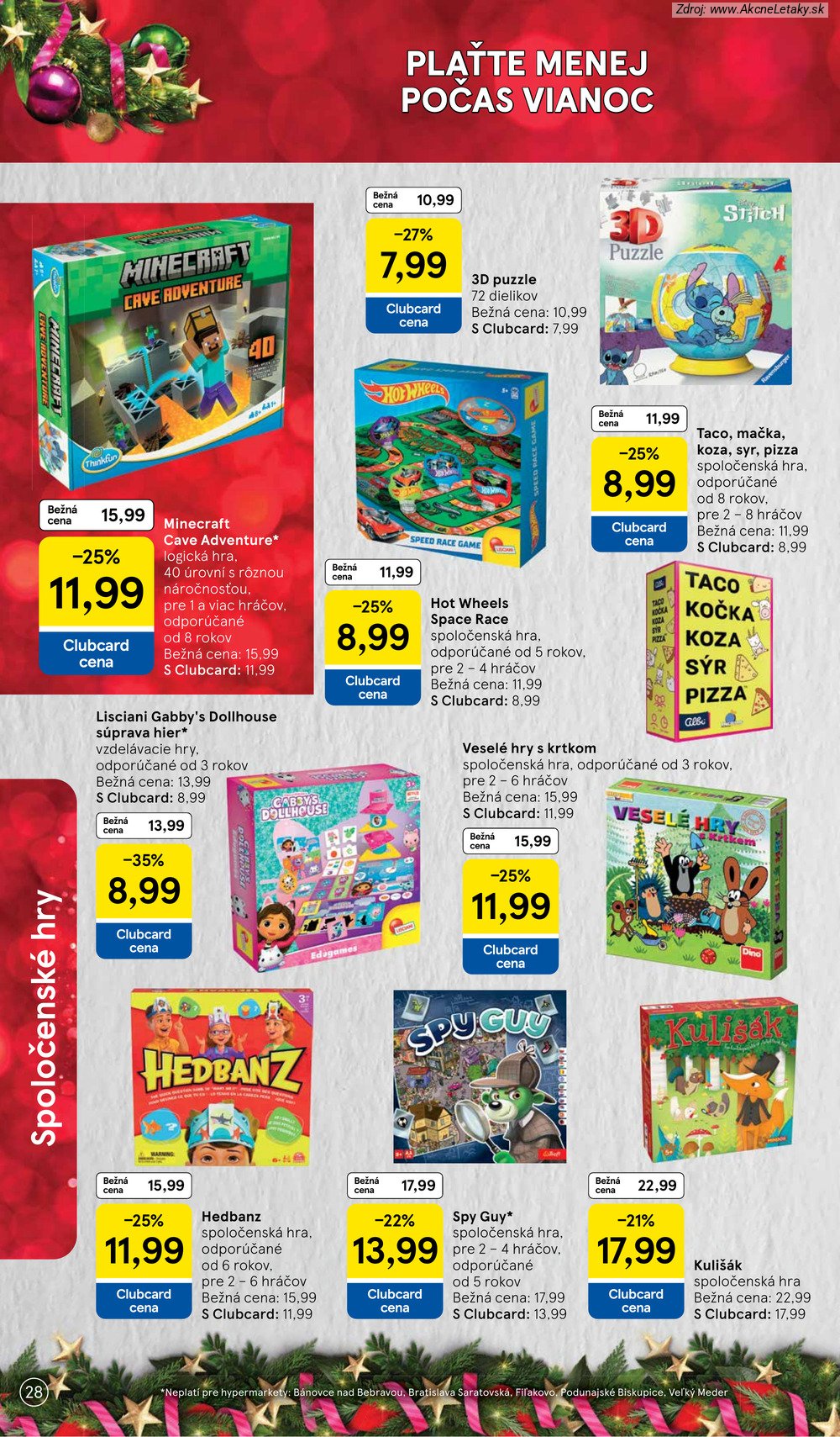 Leták Tesco (26. 10. - 16. 11. 2026) - strana 28 z 36