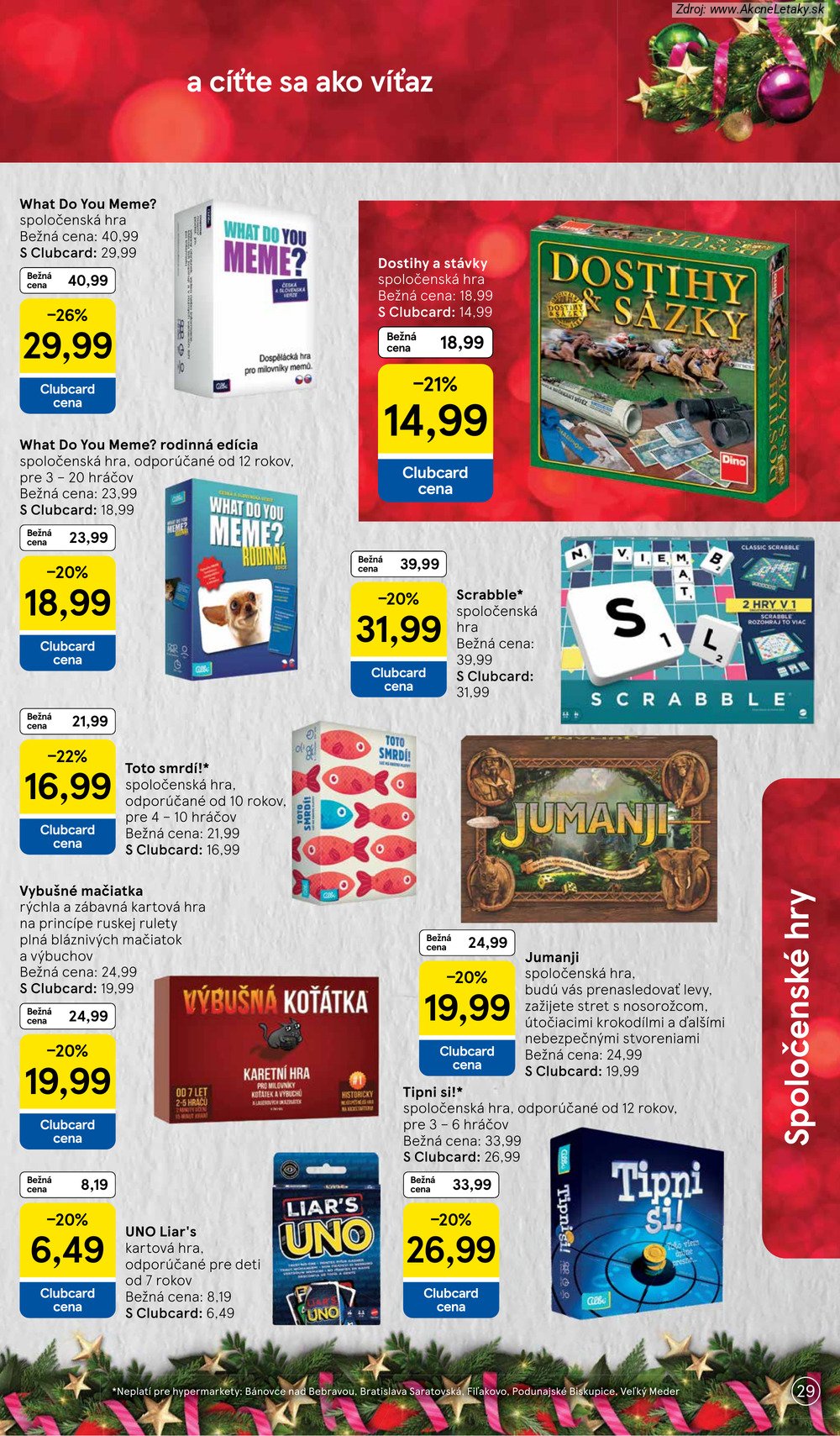 Leták Tesco (26. 10. - 16. 11. 2026) - strana 29 z 36