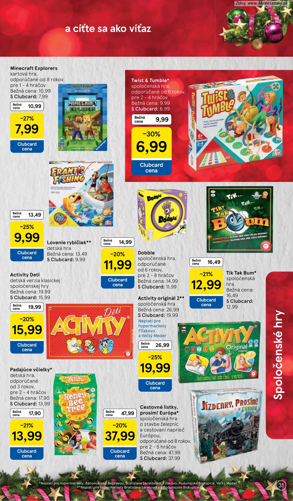 Leták Tesco (26. 10. - 16. 11. 2026) - strana 31 z 36