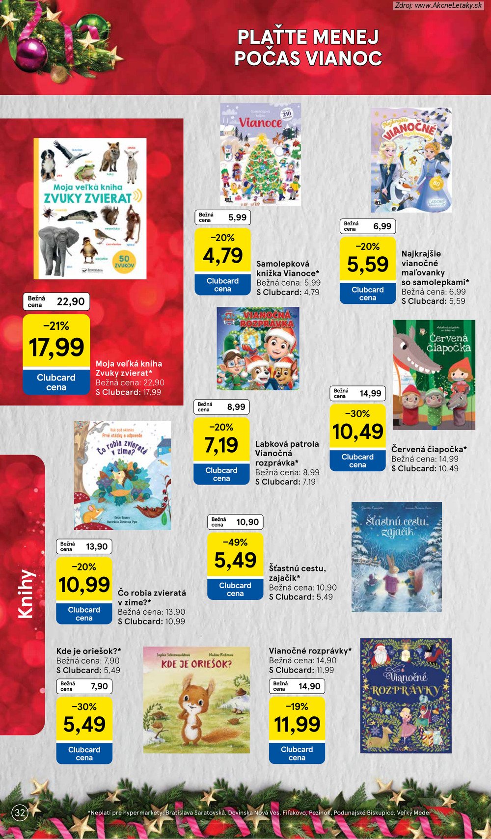 Leták Tesco (26. 10. - 16. 11. 2026) - strana 32 z 36