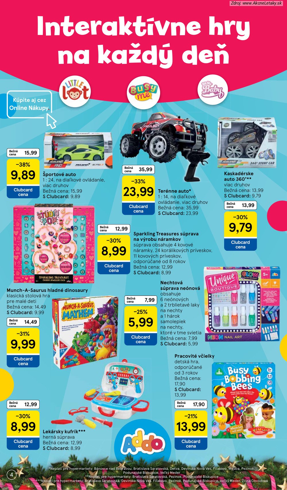 Leták Tesco (26. 10. - 16. 11. 2026) - strana 4 z 36