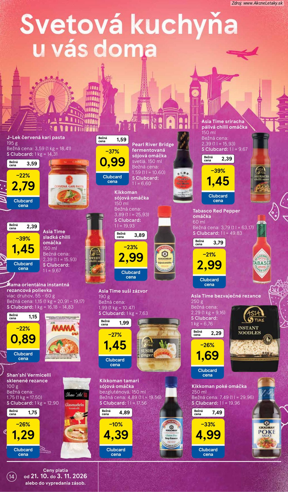 Leták Tesco (28. 10. - 3. 11. 2026) - strana 14 z 37