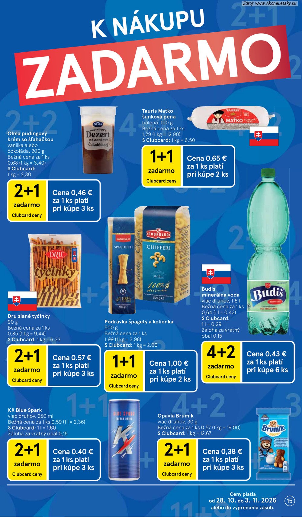 Leták Tesco (28. 10. - 3. 11. 2026) - strana 15 z 37