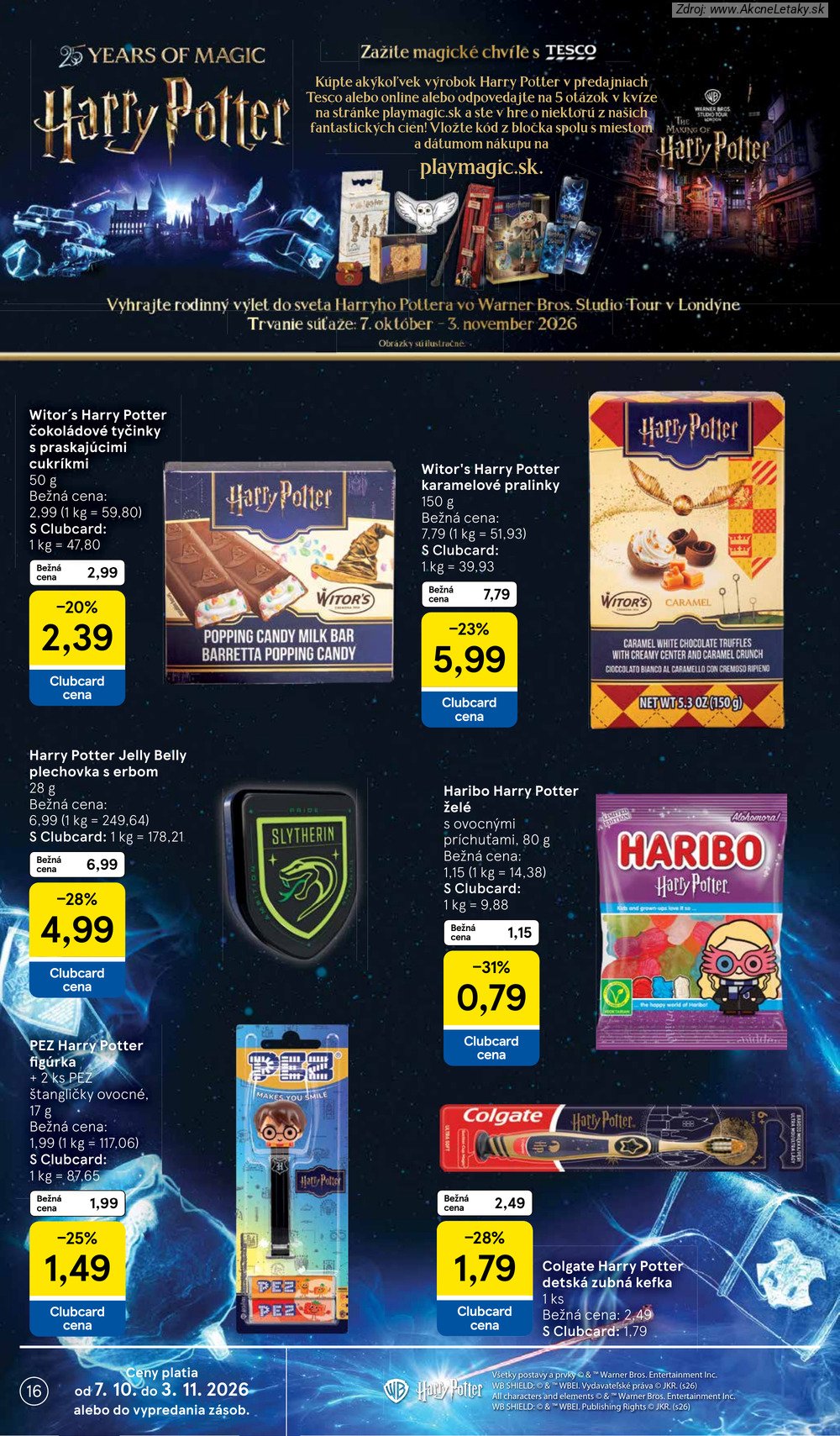 Leták Tesco (28. 10. - 3. 11. 2026) - strana 16 z 37